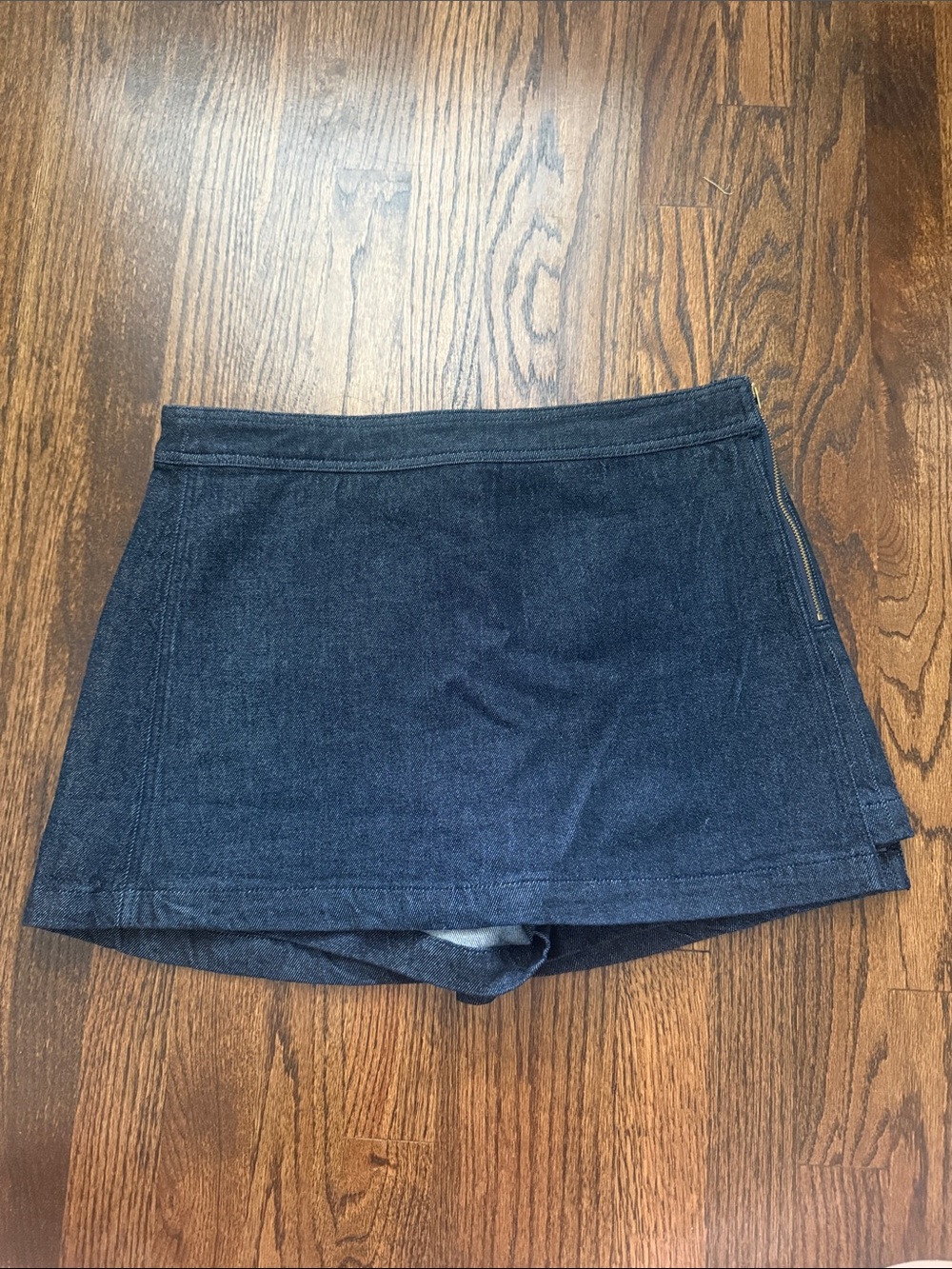 J. Crew Dark Navy Denim Skort - Picture 1 of 6